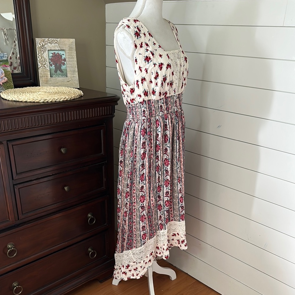 Torrid Prairie Floral Print Patchwork Sleeveless … - image 7